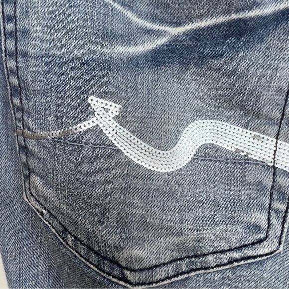 7 for all Mankind Straight Leg Jeans Size 27 - Picture 7 of 14